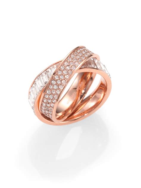 michael kors rose gold stack ring|Women's Designer Rings .